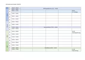Vorschau - Lehrpläne/Lehrermaterial - Jahresplanung Vorlage (leer) für Österreich - individuell anpassbar! - Seite 2