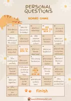 Προεπισκόπηση - Παιχνίδια - Board game with personal questions-First lesson activity - Εξώφυλλο