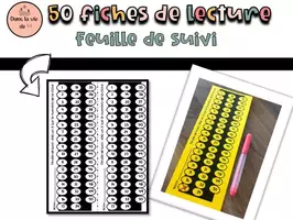 Aperçu - Apprentissages en autonomie - Trousse de lecture comprenant 50 fiches avec questions - Page 2