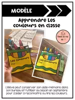 Aperçu - Feuilles d'exercices - J'apprends le nom des couleurs Bricolage pédagogique - Page 2