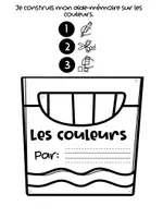 Aperçu - Feuilles d'exercices - J'apprends le nom des couleurs Bricolage pédagogique - Page 3