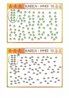 Vorschau - Fördermaterial/Inklusion - Mengenkarten 10er-Bündel ab 5 Jahren – 24 Karten | Kita, Vorschule, Förderung | dreifach differenziert - Seite 3