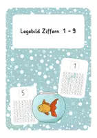 Vorschau - Stationenlernen - Legebild Ziffer 1- 9 - Deckblatt