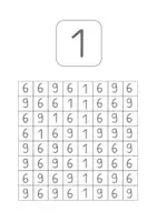 Vorschau - Stationenlernen - Legebild Ziffer 1- 9 - Seite 1