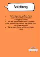 Vorschau - Arbeitsblätter - Schneidübungen kreativ gestaltet - Halloween - Seite 1