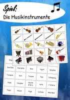 Vorschau - Spiele - Spiel - Die Musikinstrumente - Deckblatt
