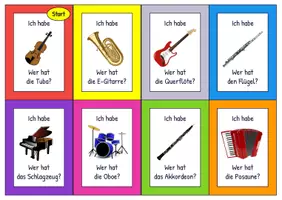 Vorschau - Spiele - Ich habe, wer hat? - Die Musikinstrumente - Seite 3