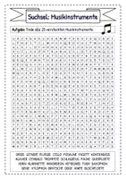 Vorschau - Spiele - Freebie - Suchsel: Die Musikinstrumente - Seite 3