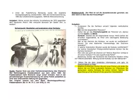 Vorschau - Arbeitsblätter - Bismarck und die Innenpolitik - Auseinandersetzung mit der SPD. War die "innere Reichsgründung" erfolgreich? Sozialistengesetze - Seite 1