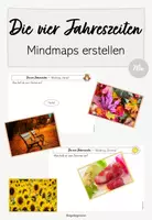 Vorschau - Arbeitsblätter - Die vier Jahreszeiten - Mindmaps erstellen (Kl. 2/3) - Deckblatt