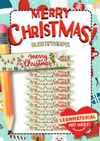 Vorschau - Anderer Materialtyp - Weihnachten Happy Birthday Halloween Stifte Fähnchen Wimpel Bleistift - Deckblatt