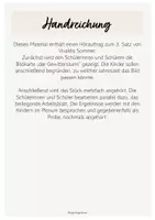 Vorschau - Arbeitsblätter - Die vier Jahreszeiten - Hörauftrag "Sommer" (Kl. 2/3) - Seite 1