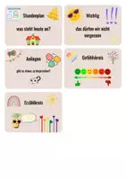 Vorschau - Präsentationen/Tafelbilder - Moderationskarten für Morgenkreis - Seite 1