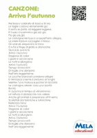 anteprima - Esercizi - Autunno - schede con canzone - SCARICA GRATIS - Pagina 1