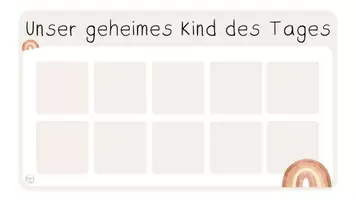 Vorschau - Fördermaterial/Inklusion - Geheimes Kind: Regenbogen | Belohnung - Seite 1