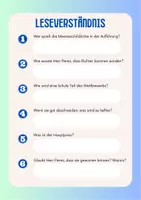 Vorschau - Arbeitsblätter - Unter dem Meer - Leseverständnis mit Fragen - Seite 1