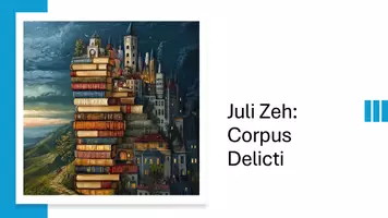 Vorschau - Präsentationen/Tafelbilder - Präsentation: „Corpus Delicti“ von Juli Zeh - Deckblatt