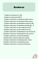 Vista previa - Hojas de trabajo - Entrenamiento en Funciones Ejecutivas (Planificación) - página 1