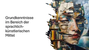 Vorschau - Präsentationen/Tafelbilder - Grundkenntnisse im Bereich der sprachlich künstlerischen - Präsentation - Deckblatt