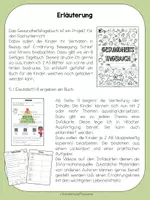 Vorschau - Arbeitsblätter - Gesunde Lebensweise - Seite 1