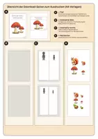 Vorschau - Stationenlernen - Klettmappen Herbst | Groß oder klein | Level 1 + 2 - Seite 3