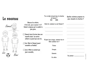 Aperçu - Feuilles d'exercices - Les autres et moi - EMC - L'empathie - Cycle 2, cycle 3 - Page 1
