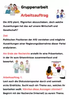 Vorschau - Arbeitsblätter - Junge Wähler*innen wählen Rechts. Wissen sie was sie tun? - Seite 1