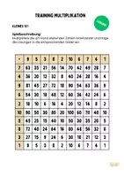 Vorschau - Arbeitsblätter - Das kleine Einmaleins rechnen: Hunderterfeld - Seite 1