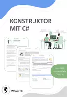 Vorschau - Arbeitsblätter - Konstruktor mit C# - Komplett vorbereitete Stunde - Deckblatt