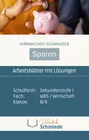 Vorschau - Arbeitsblätter - Sparen | Arbeitsblätter mit Lösungen | WBS | Wirtschaft - Deckblatt