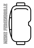 Vorschau - Arbeitsblätter - Meine Ferienbrille Ferien Schulstart Kunst Ferien-Brillen - Seite 2