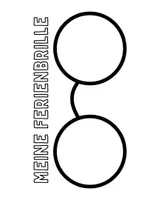 Vorschau - Arbeitsblätter - Meine Ferienbrille Ferien Schulstart Kunst Ferien-Brillen - Seite 3