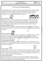 Vorschau - Arbeitsblätter - Einführung in das Fach GL - Gesellschaftslehre - Seite 1