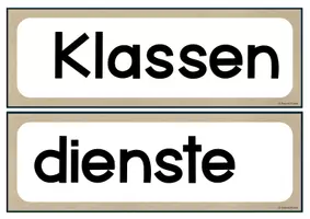 Vorschau - Bildkarten - KLASSENDIENSTE | Classroom Management - Seite 2