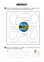 Vorschau - Arbeitsblätter - Einstieg Geografie ⎮ Was ist Geografie? Mind Map #erste Stunde - Seite 1
