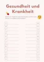 Vorschau - Arbeitsblätter - Gesundheit & Krankheit - Einstieg mit der ABC-Methode - Deckblatt
