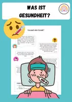 Vorschau - Arbeitsblätter - Gesund oder krank? - Deckblatt