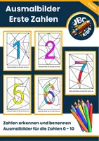 Vorschau - Arbeitsblätter - Rechenmalblätter ZR 10 | Vorschule & Klasse 1 | Zifferneinführung & Plus/Minus | wachsendes Bundle - Seite 1