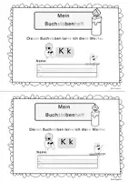 Vorschau - Unterrichtsreihen - Buchstabe K, Buchstabenheft Klasse 1, DaZ, Buchstabeneinführung - Seite 3