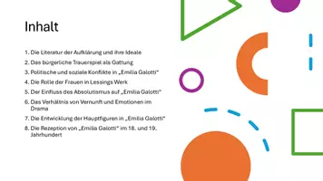 Vorschau - Präsentationen/Tafelbilder - Gotthold Ephraim Lessing: Emilia Galotti - Präsentation - Seite 3