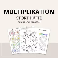 förhandsvisning - Mattespel - övningar & småspel - försättsblad