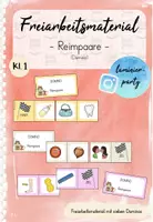 Vorschau - Spiele - Freiarbeit: Reimpaare Domino (Kl. 1) - Deckblatt