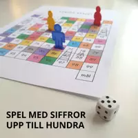 förhandsvisning - Spel och övningar med siffror upp till hundra - försättsblad