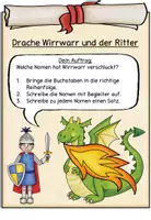 Vorschau - Stundenentwürfe - Purzelwörter Nomen aus dem Grundwortschatz bilden - Seite 2