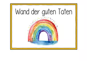 Vorschau - Poster - Wand der guten Taten - Positive Verstärkung - Seite 1