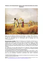 Vorschau - Arbeitsblätter - Der Sonntagsspaziergang. Bildanalyse von Carl Spitzwegs Meisterwerk aus dem Biedermeierzeitalter. Idylle oder Obstruktion? - Deckblatt