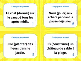 Aperçu - Apprentissages en autonomie - Le présent de l'indicatif - 28 CÀT - Page de couverture