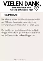 Vorschau - Arbeitsblätter - Musikinstrumente: Holzblasinstrumente - Seite 1