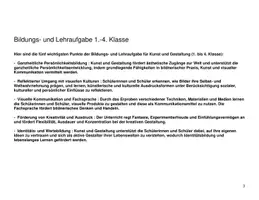 Vorschau - Lehrpläne/Lehrermaterial - Jahresplanung Kunst und Gestaltung 1.-4.KL. Lehrplan Neu Ö. 26/27 - Seite 3