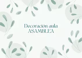 Vista previa - Para docentes: organización, planificación y formación - Decoración de aula. ASAMBLEA. - página 1